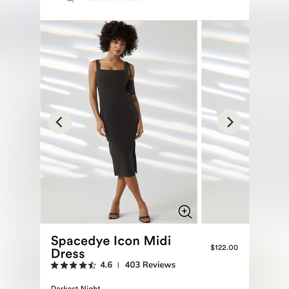 NIP beyond yoga Merlot midi icon dress.